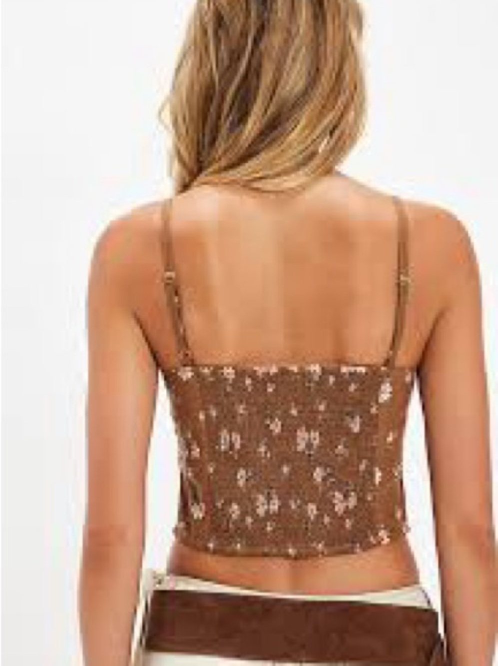 Free People Wildflower Embroidered Bustier ❤️ NWOT - Picture 4 of 6